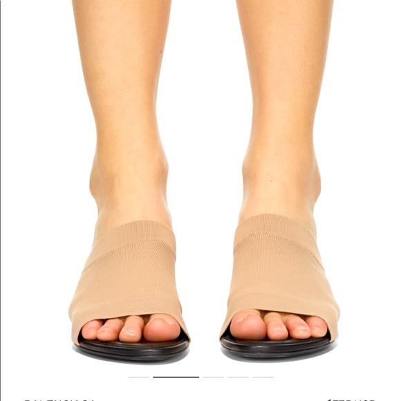 Balenciaga Beige Stretch Sandals Tight 40mm size 9 39Euro - Picture 4 of 9